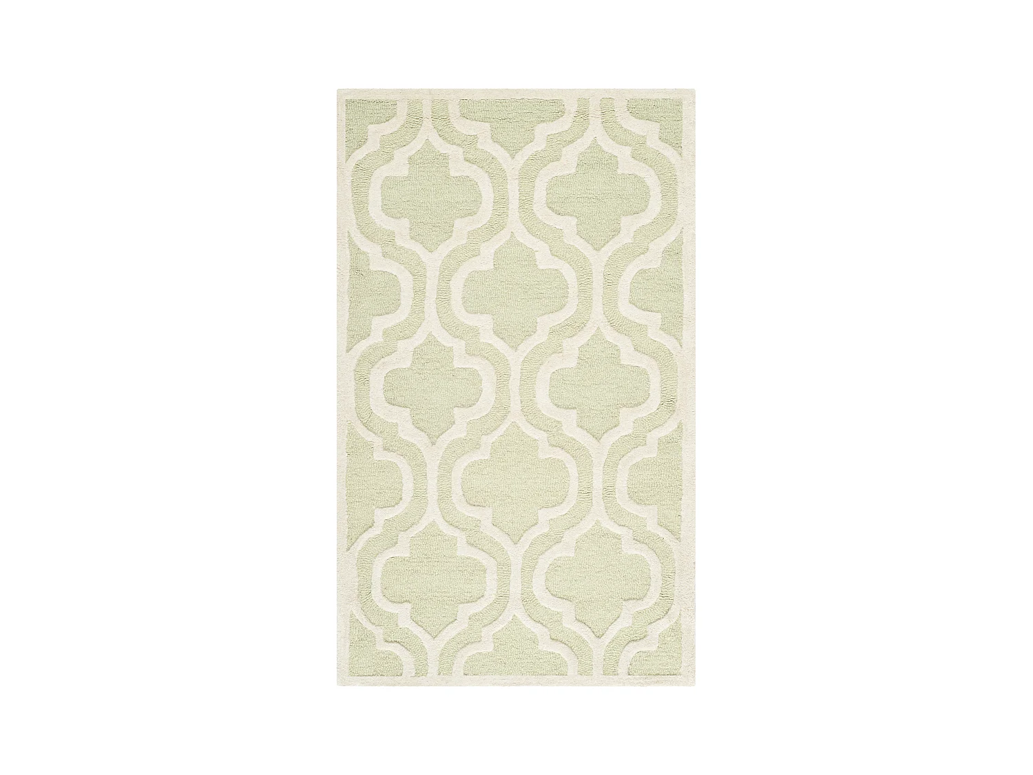Tapis Vert/Neutre 91 X 152 cm - Oriana