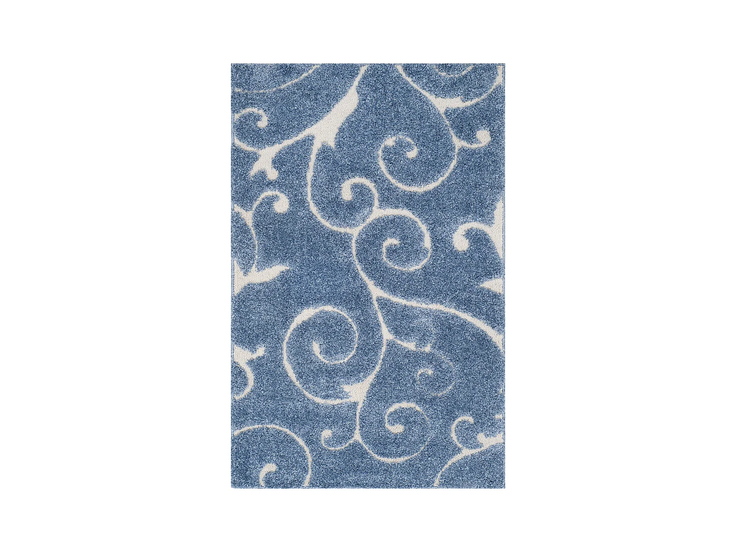 Tapis Bleu/Neutre 99 X 160 cm - Rosalind