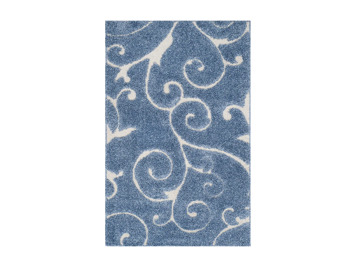 Tapis Bleu/Neutre 99 X 160 cm - Rosalind