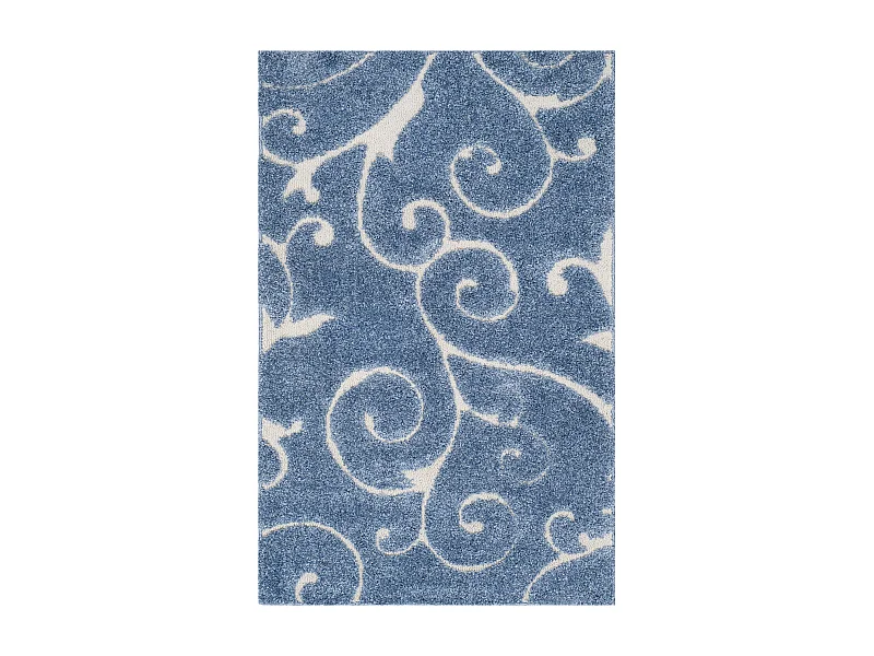 Tapis Bleu/Neutre 99 X 160 cm - Rosalind