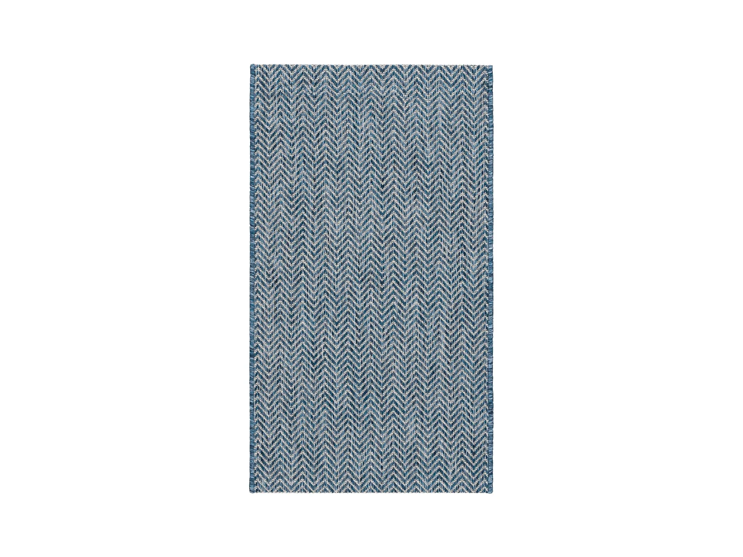 Tapis Bleu Marine/Gris 61 X 109 cm - Irina