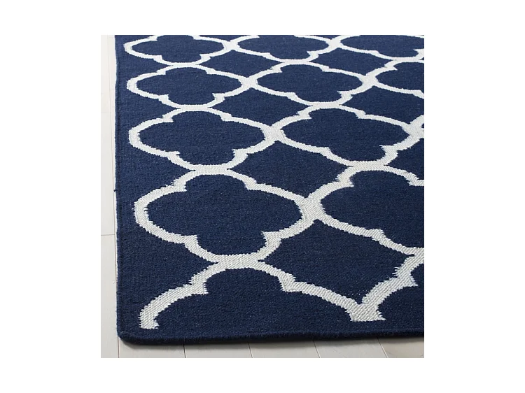 Tapis Bleu Marine/Neutre 122 X 183 cm - Tahla