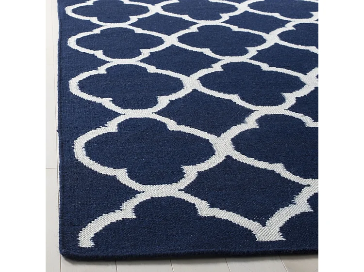 Tapis Bleu Marine/Neutre 122 X 183 cm - Tahla