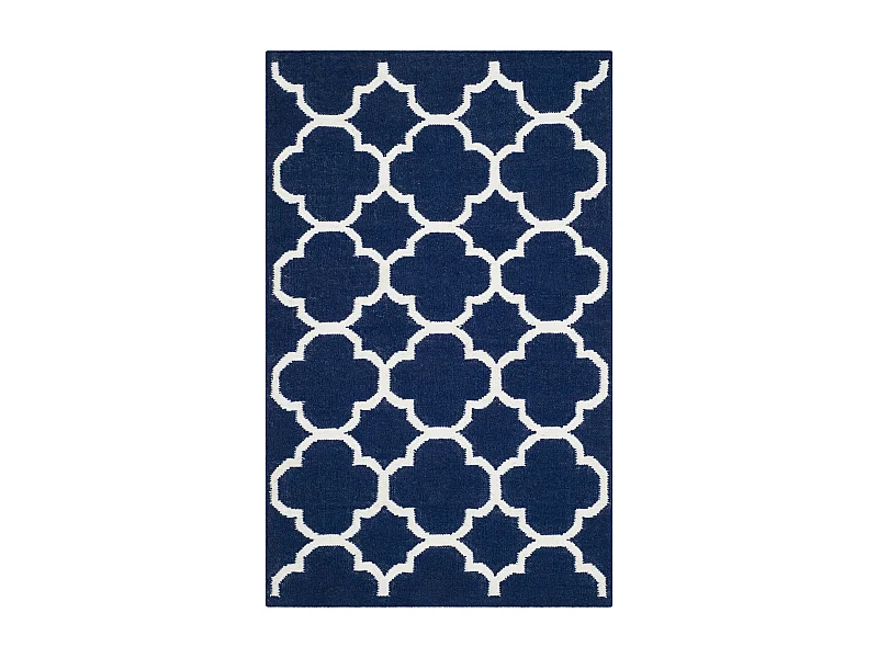 Tapis Bleu Marine/Neutre 122 X 183 cm - Tahla