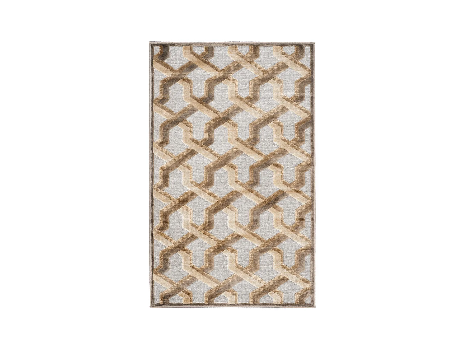 Tapis Marron/Neutre 79 X 122 cm - Caguas