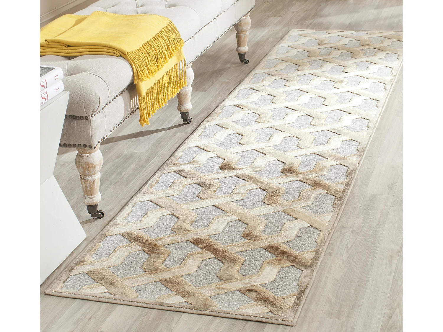 Tapis Marron/Neutre 79 X 122 cm - Caguas