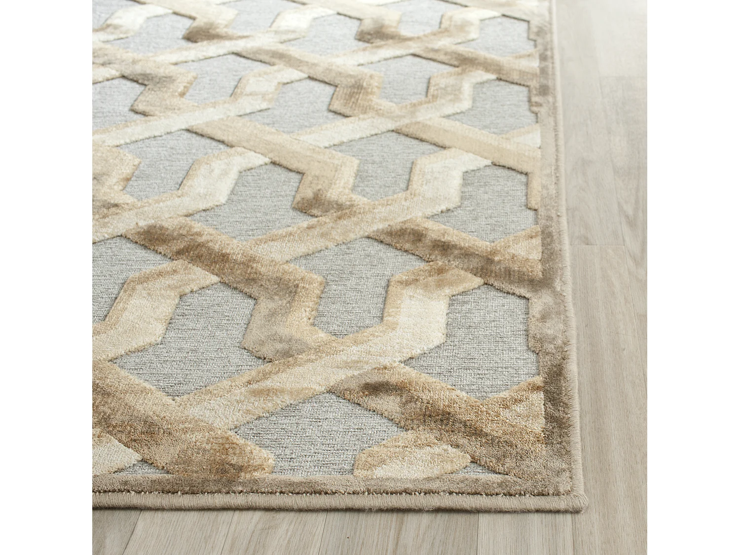 Tapis Marron/Neutre 79 X 122 cm - Caguas