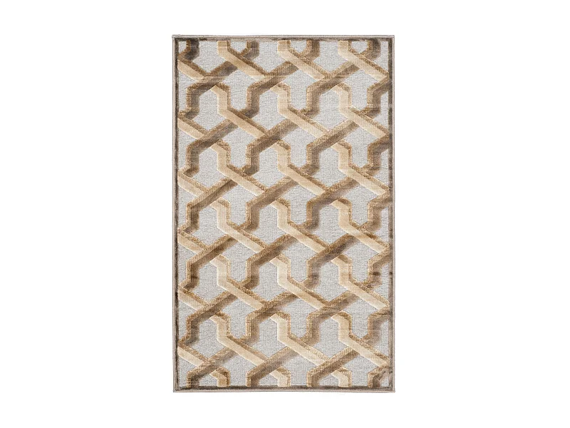Tapis Marron/Neutre 79 X 122 cm - Caguas