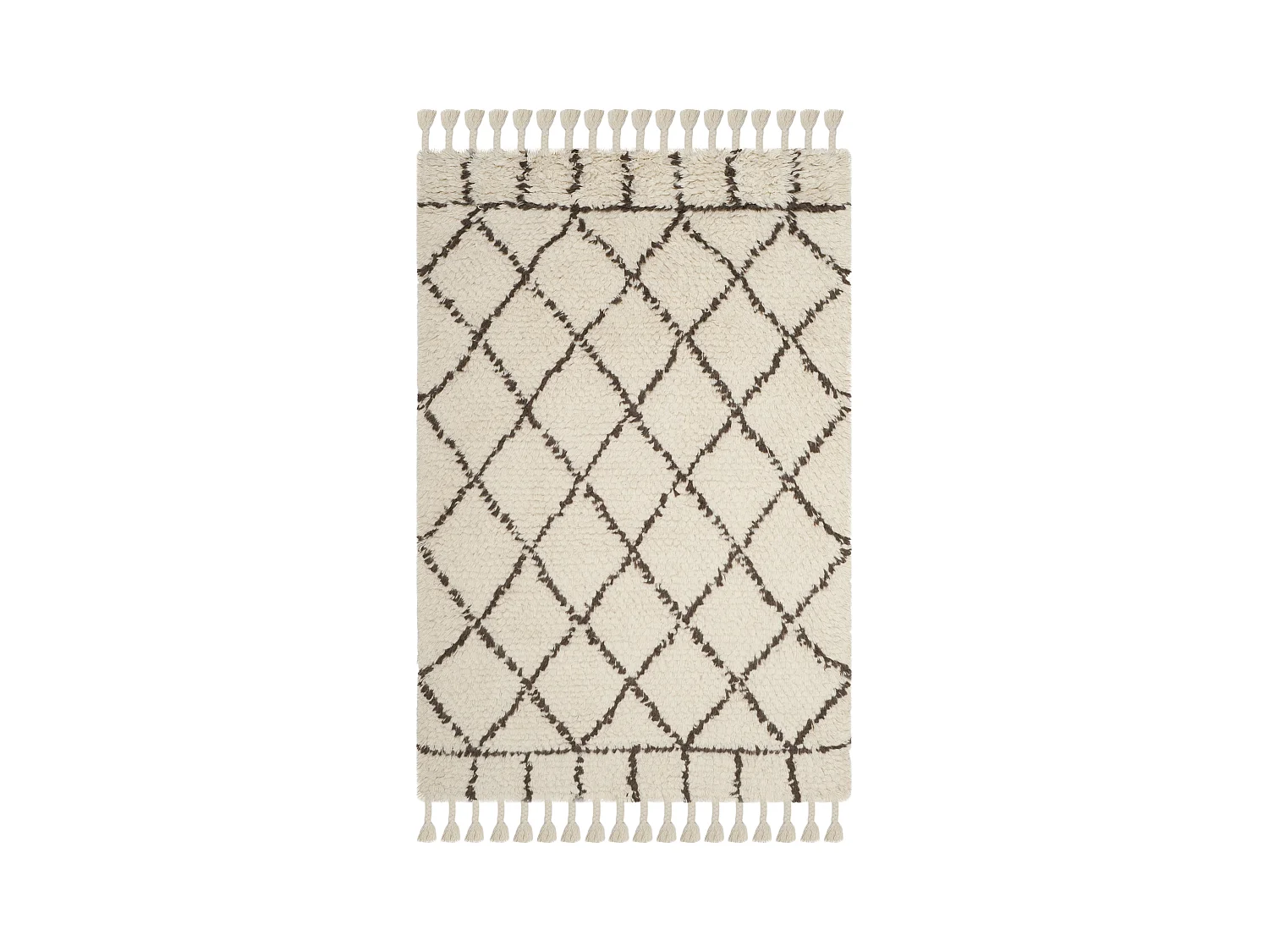 Tapis Neutre/Marron 122 X 183 cm - Abigail