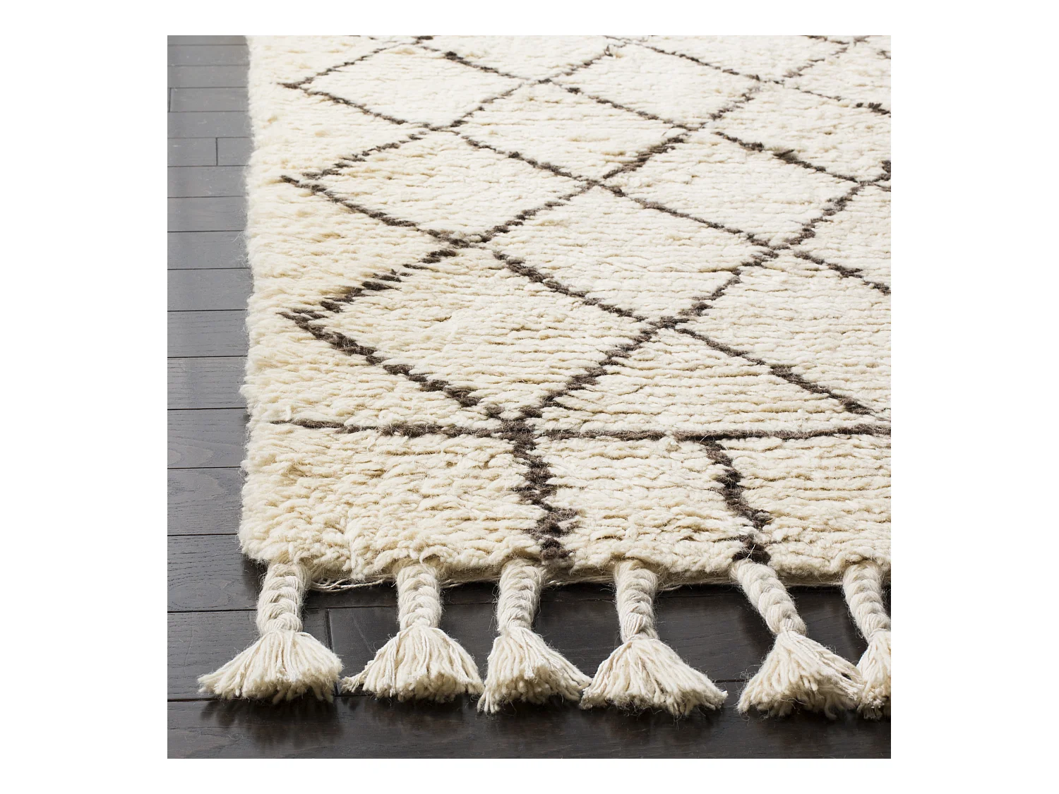 Tapis Neutre/Marron 122 X 183 cm - Abigail