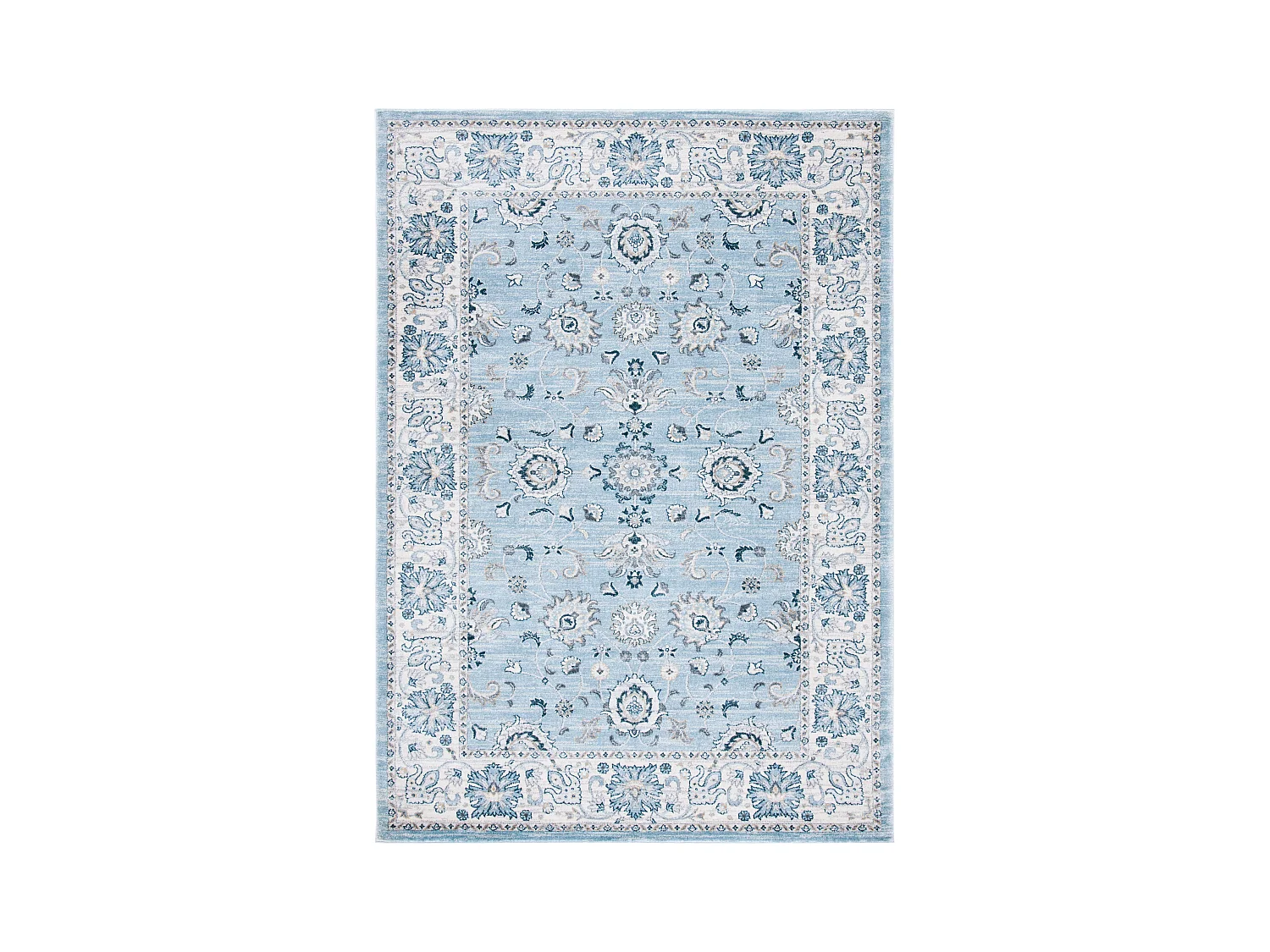 Tapis Bleu/Neutre 160 X 229 cm - Alayna