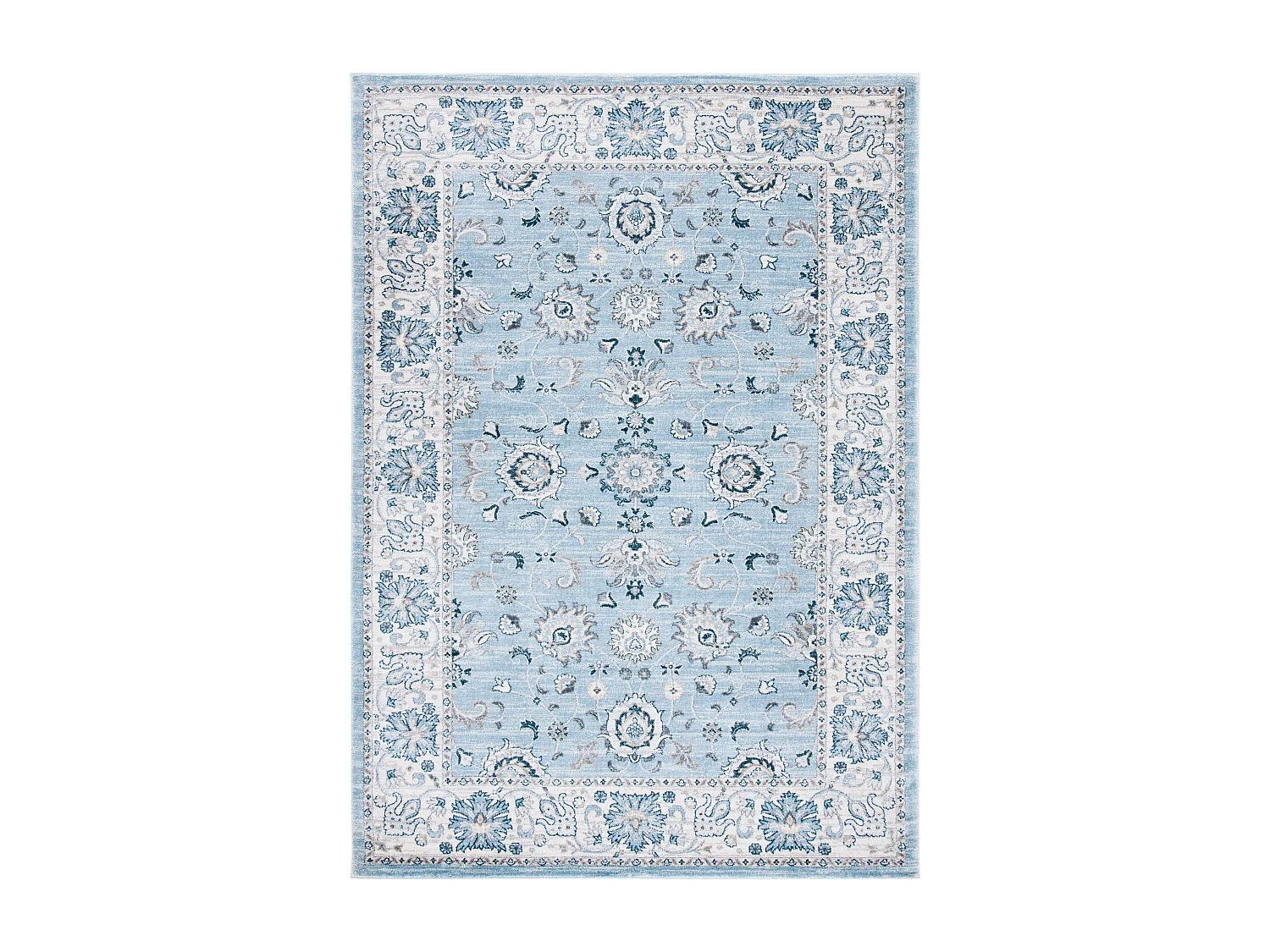 Tapis Bleu/Neutre 160 X 229 cm - Alayna