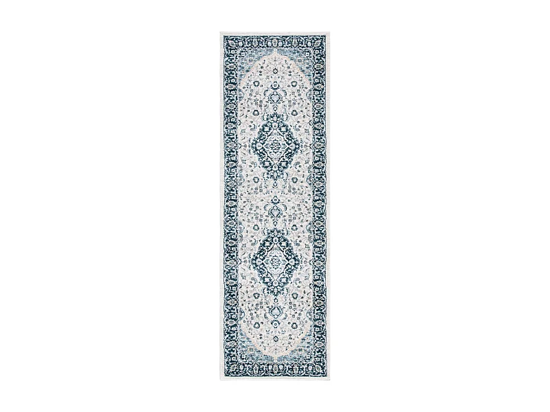 Tapis Neutre/Bleu Marine 61 X 91 cm - Isadora