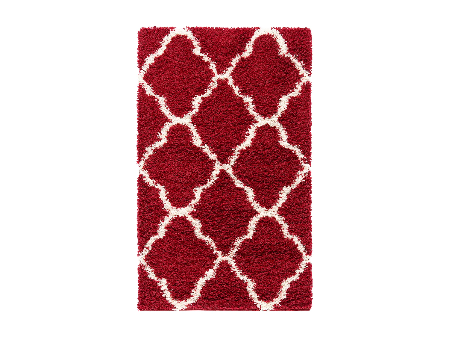Tapis Rouge/Neutre 122 X 183 cm - Aldo