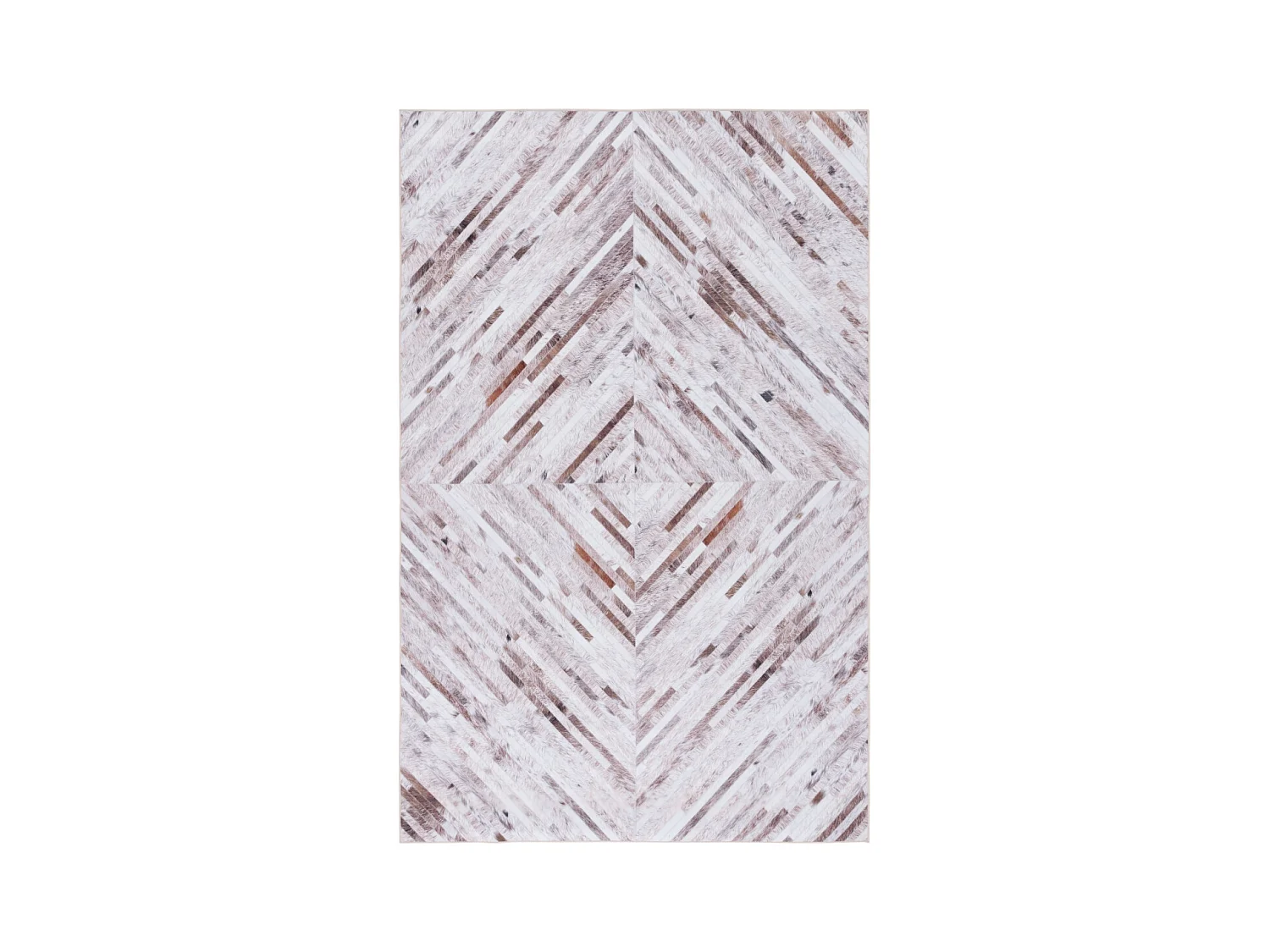 Tapis Beige/Brun 91 X 152 cm - Nessa