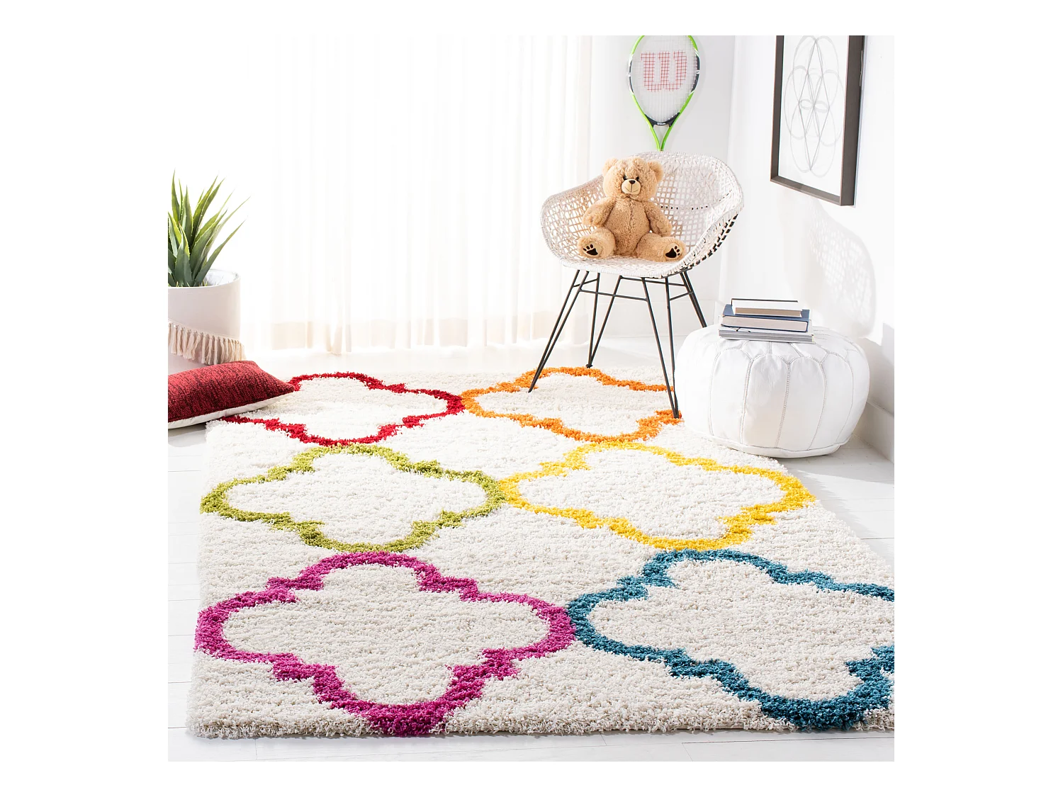 Tapis Neutre/Multicolore 122 X 183 cm - Gwendolyn