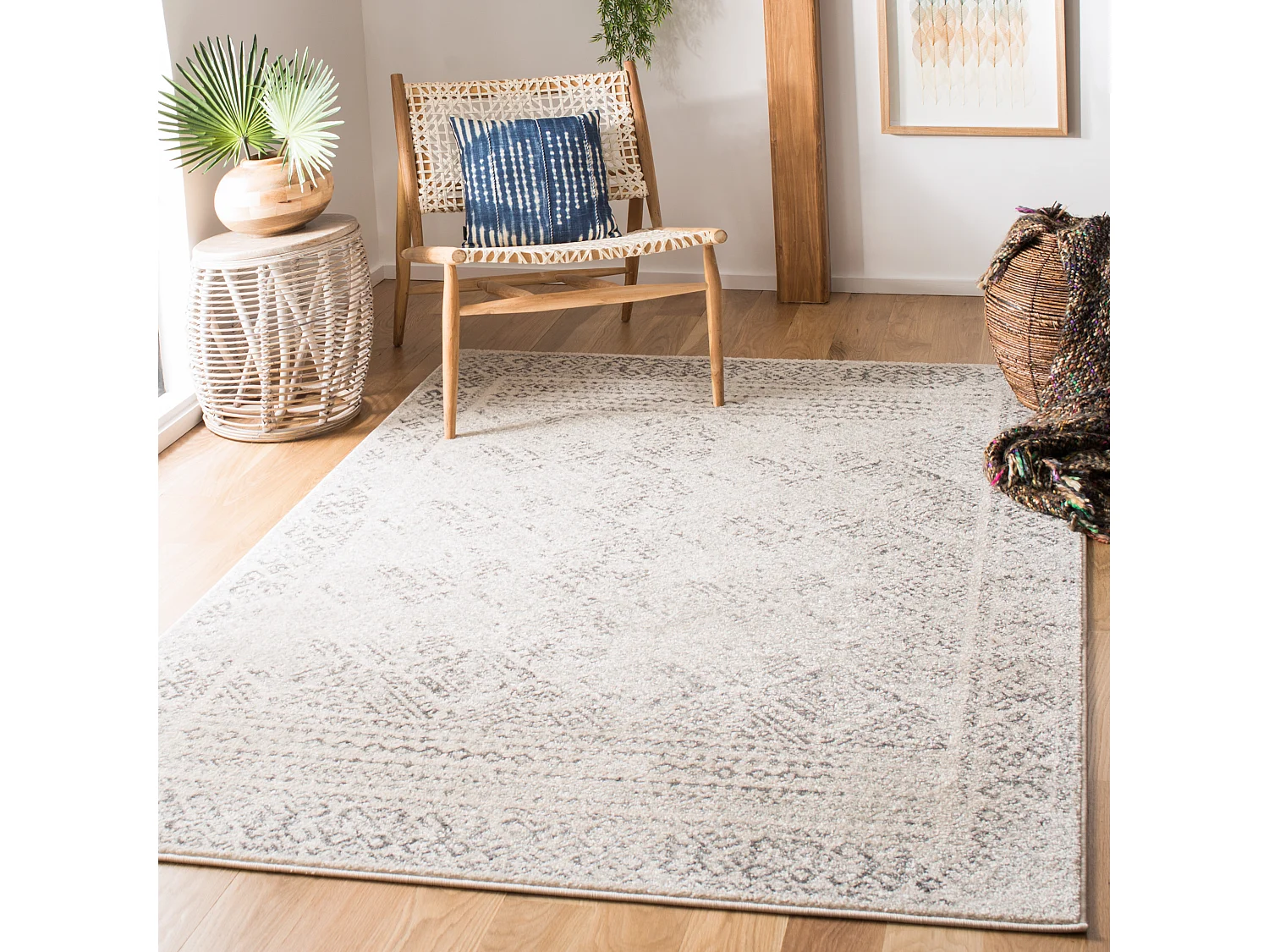 Tapis Neutre/Gris 122 X 183 cm - Catherine