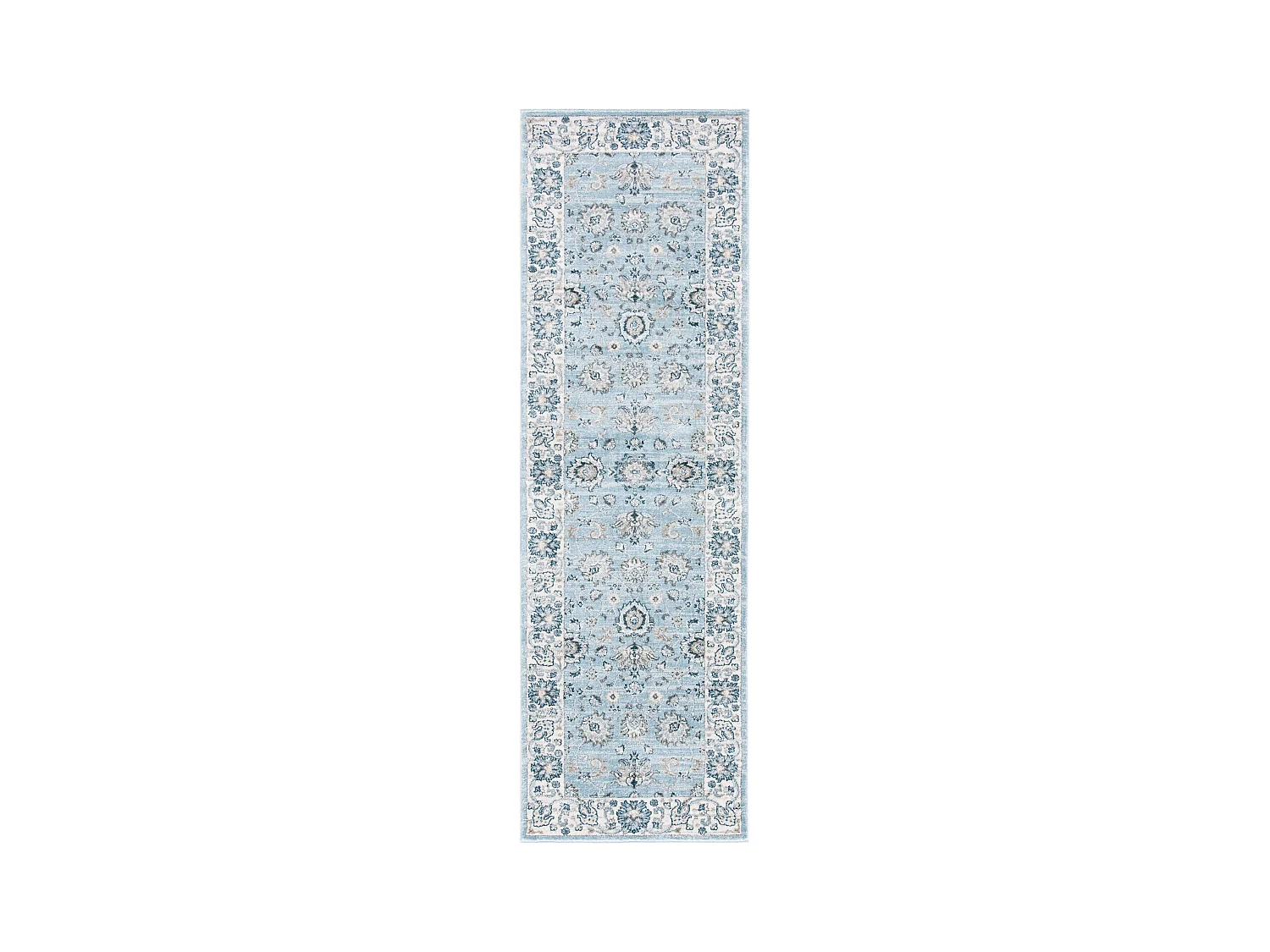 Tapis Bleu/Neutre 66 X 213 cm - Alayna