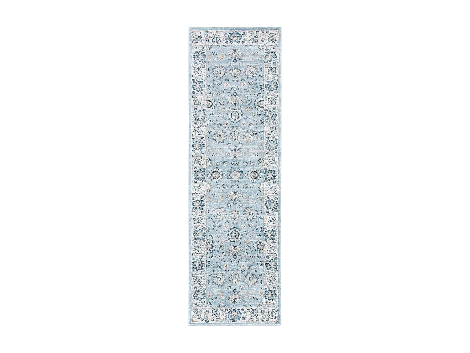 Tapis Bleu/Neutre 66 X 213 cm - Alayna