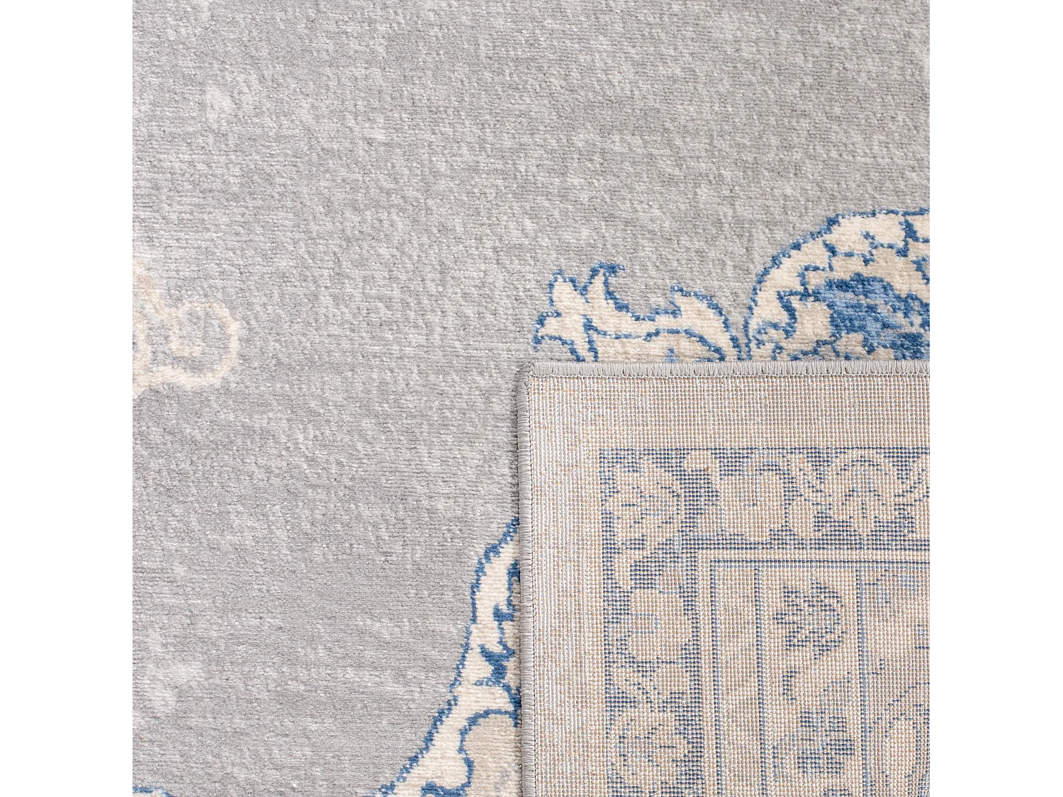 Tapis Gris/Bleu 122 X 183 cm - Janie