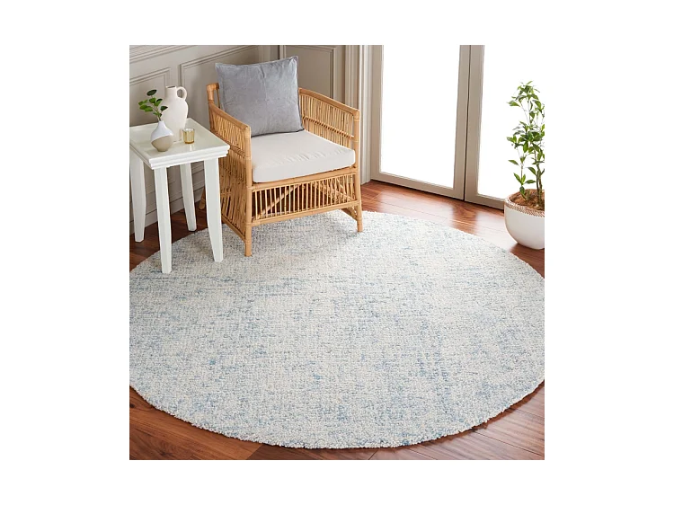 Tapis Bleu/Ivoire 183 X 183 cm - Tempest