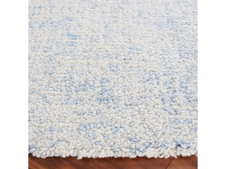 Tapis Bleu/Ivoire 183 X 183 cm - Tempest