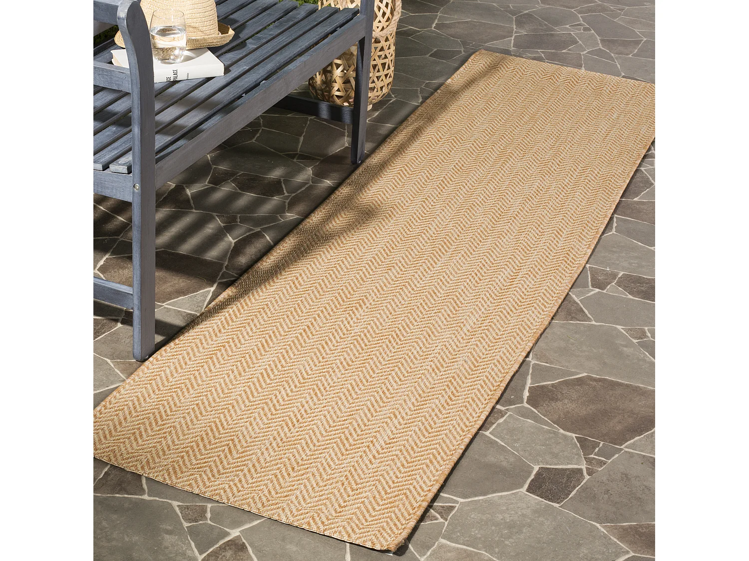 Tapis Naturel/Crème 69 X 201 cm - Della