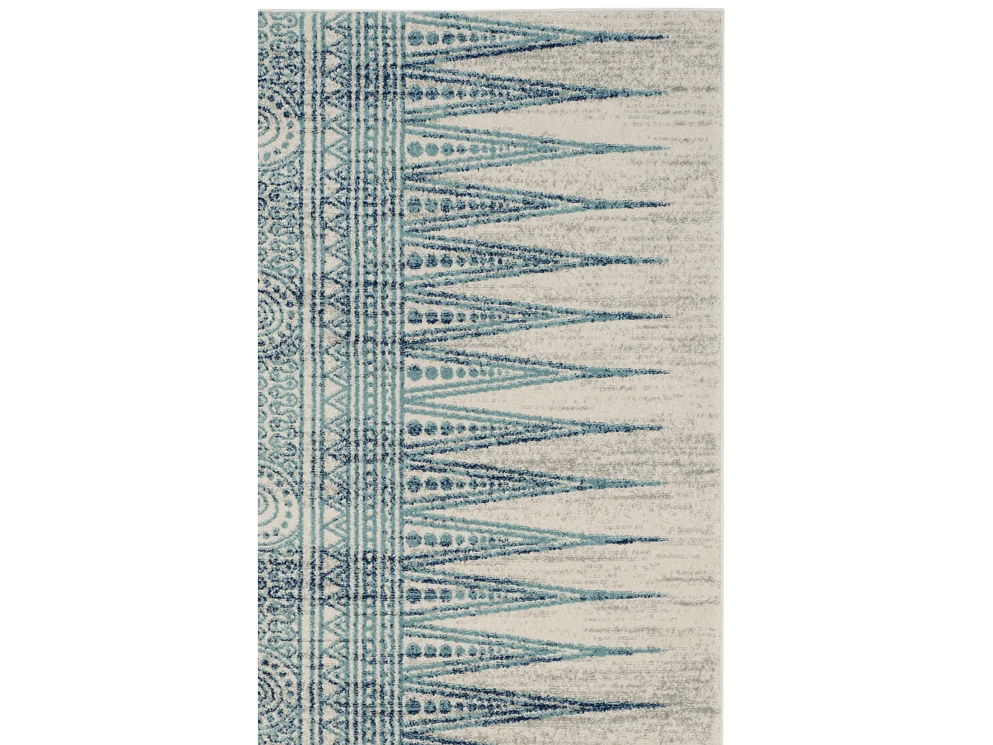 Tapis Neutre/Bleu 122 X 183 cm - Gianna