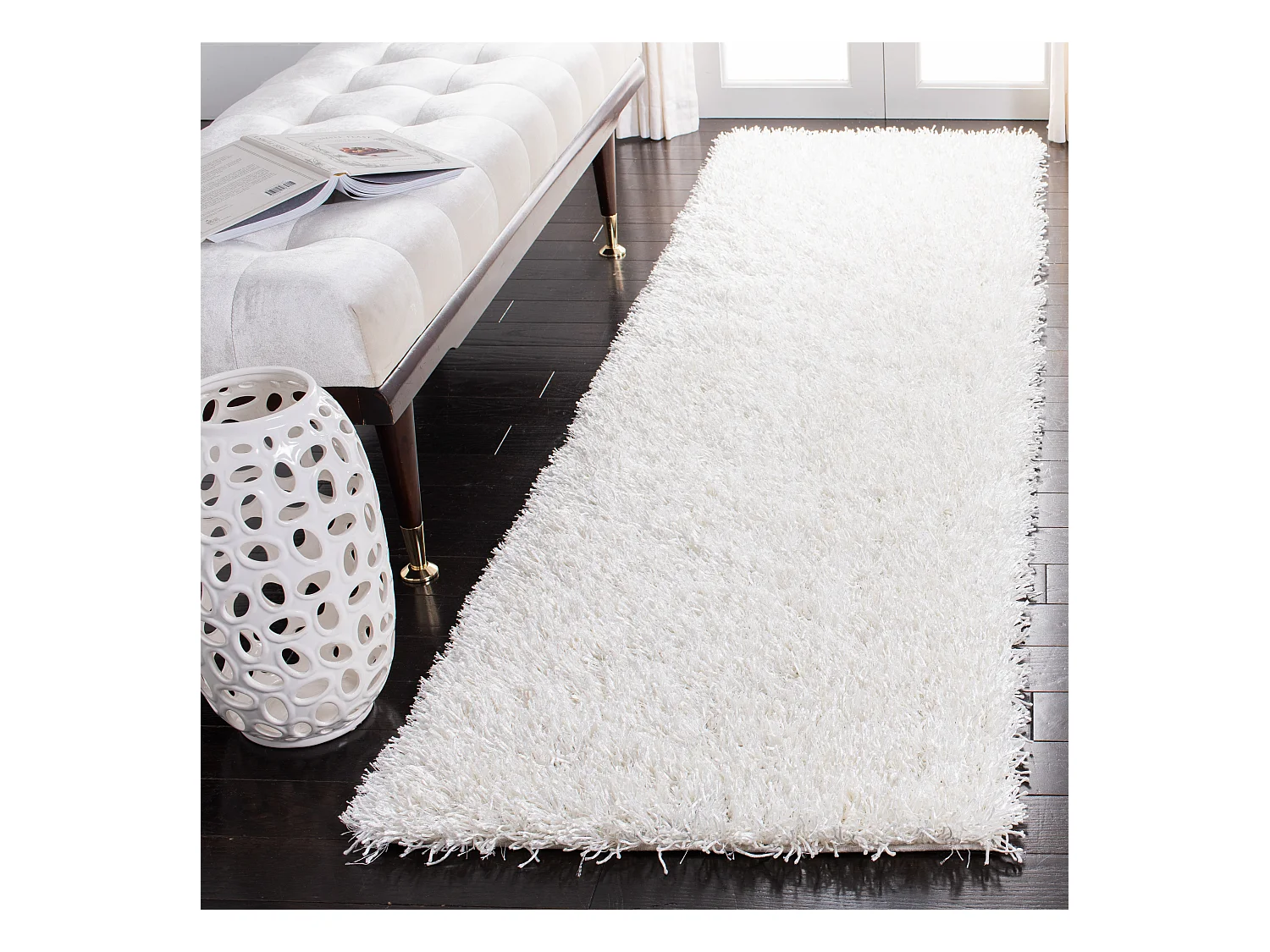 Tapis Blanc 69 X 244 cm - Mara
