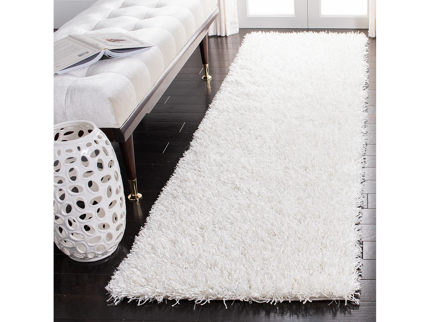 Tapis Blanc 69 X 244 cm - Mara