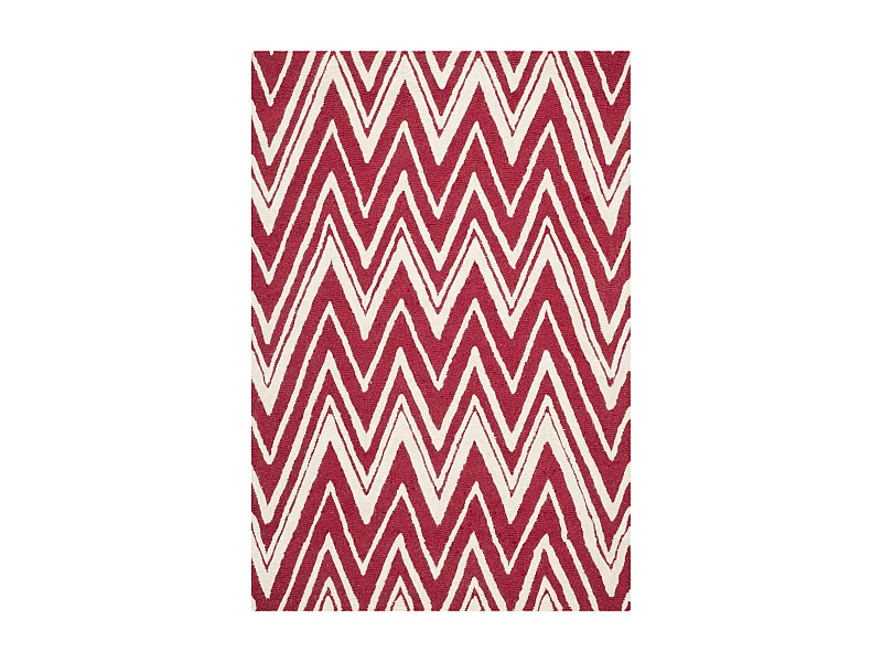 Tapis Rouge/Neutre 152 X 244 cm - Thessaly