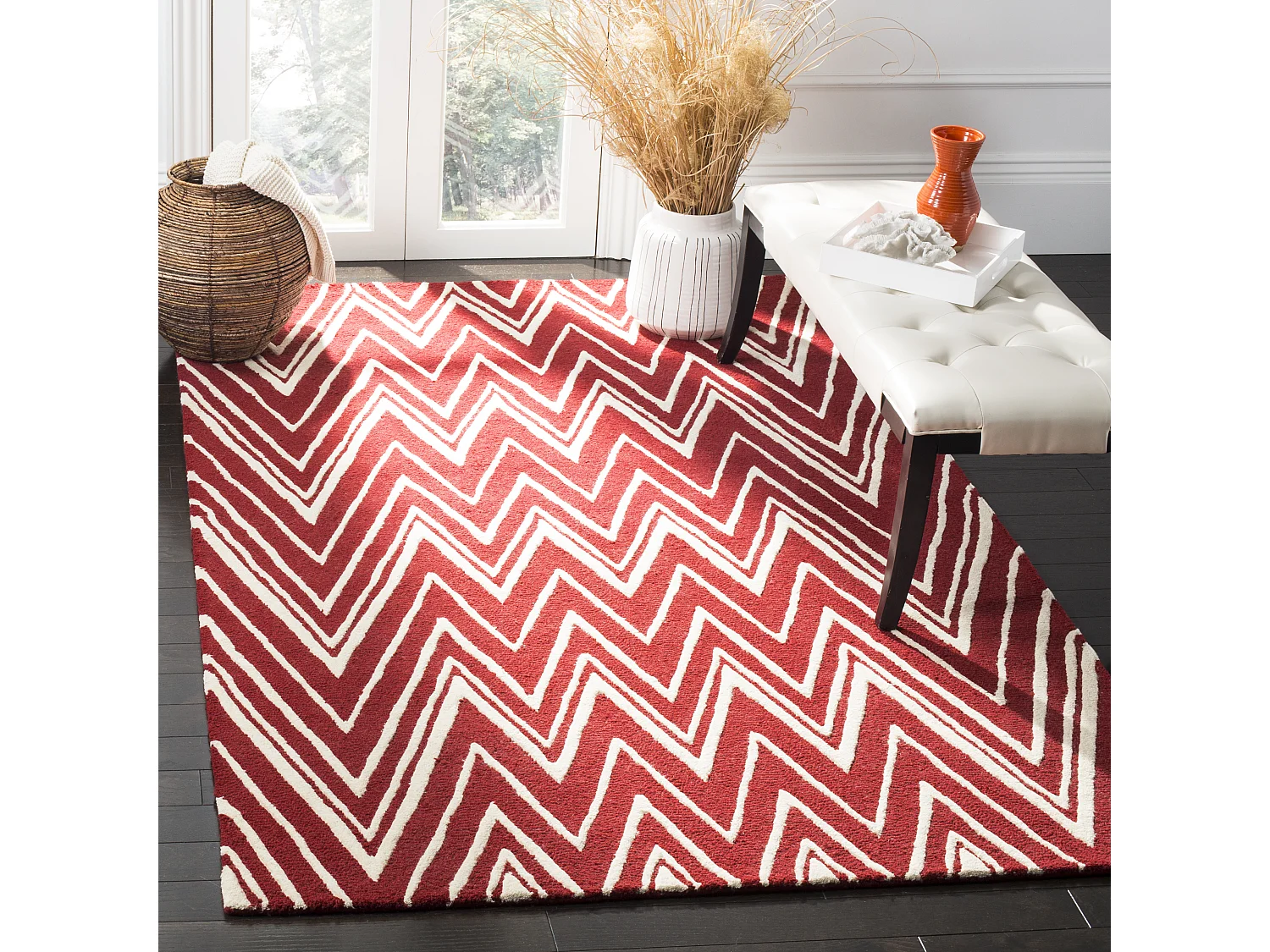 Tapis Rouge/Neutre 152 X 244 cm - Thessaly