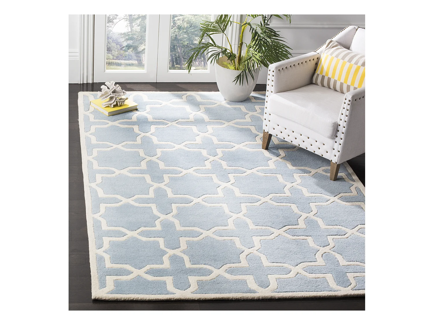 Tapis Bleu/Neutre 122 X 183 cm - Barrow