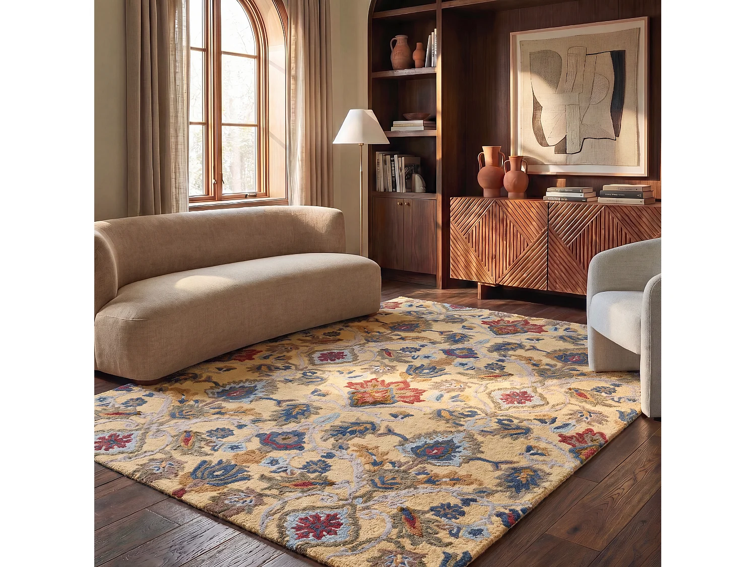 Tapis Or/Multicolore 244 X 305 cm - Juni