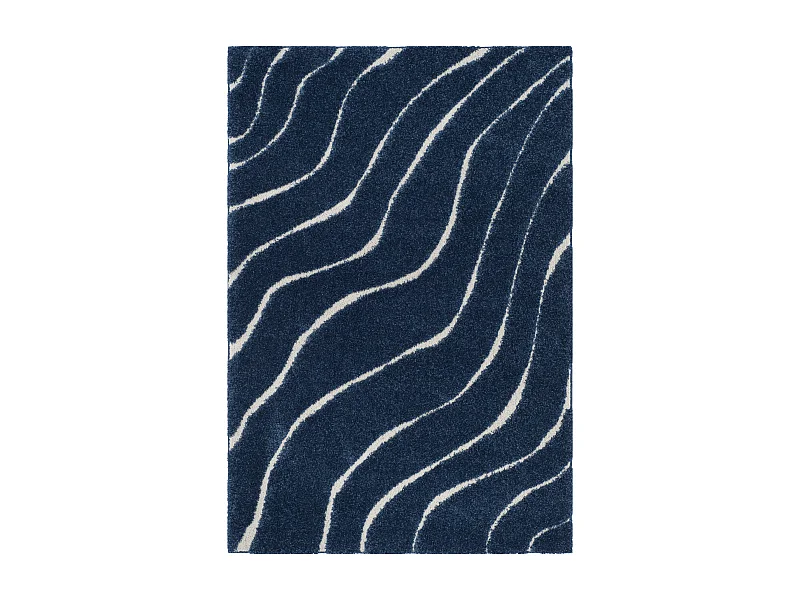 Tapis Bleu Marine/Neutre 183 X 274 cm - Raton