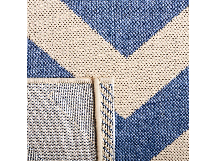 Tapis Bleu/Neutre 79 X 152 cm - Chelsea