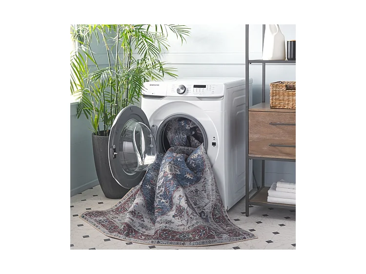 Tapis Bleu Marine/Rouge 244 X 305 cm - Arianne