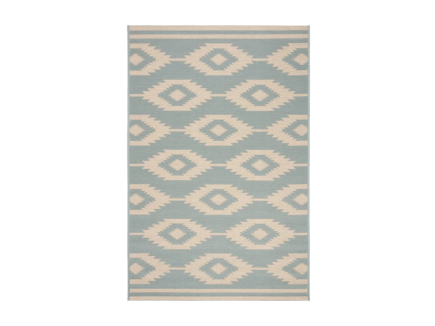 Tapis Bleu/Neutre 79 X 152 cm - Budelli