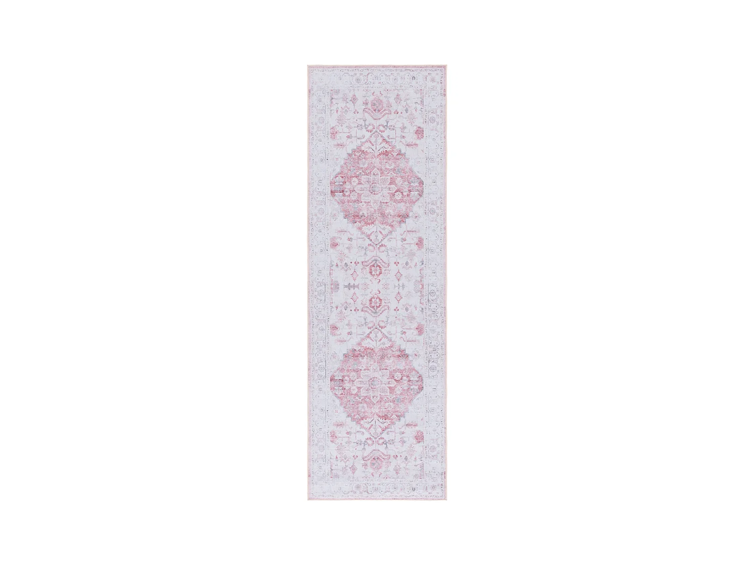 Tapis Beige/Rouge 76 X 244 cm - Cosima