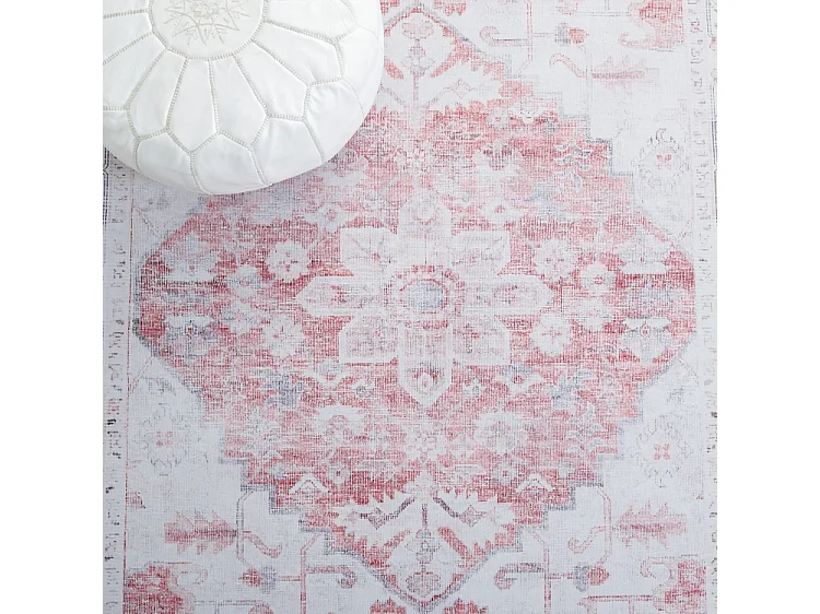 Tapis Beige/Rouge 76 X 244 cm - Cosima