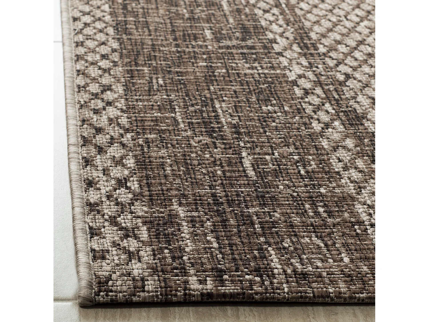 Tapis Neutre/Marron 79 X 152 cm - Rafal