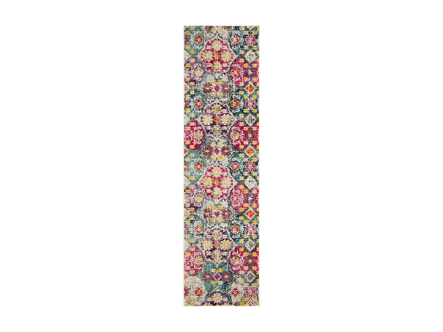 Tapis Gris/Rose 66 X 244 cm - Mandore Area