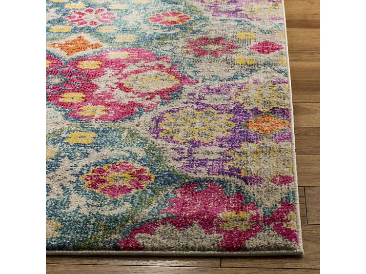 Tapis Gris/Rose 66 X 244 cm - Mandore Area
