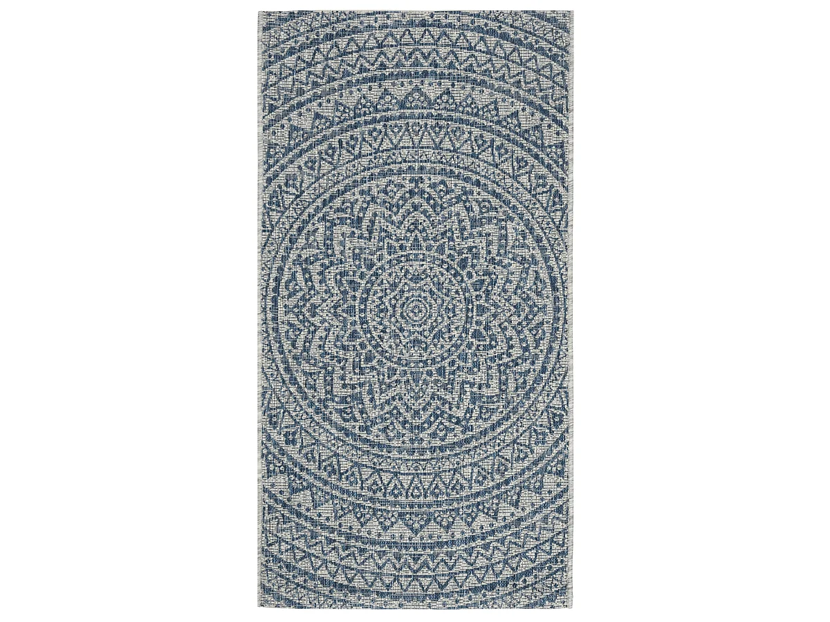 Tapis Gris/Bleu 122 X 170 cm - Kalene