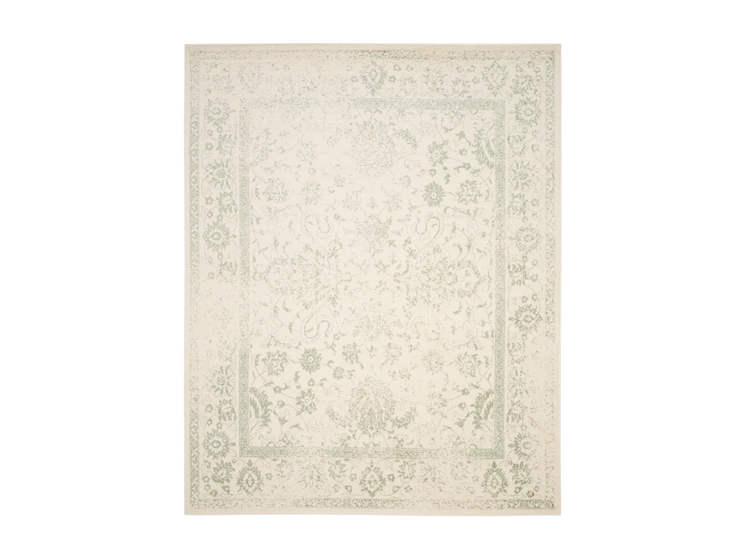 Tapis Neutre/Vert 274 X 366 cm - Lucinda