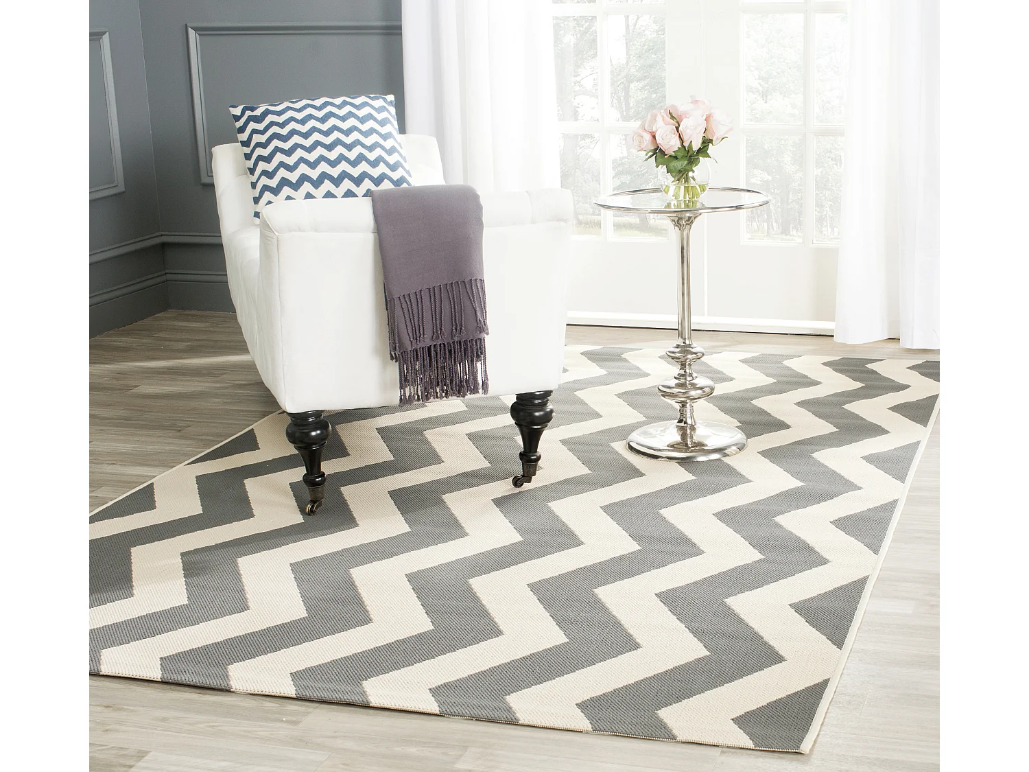 Tapis Gris/Neutre 201 X 290 cm - Amalfi