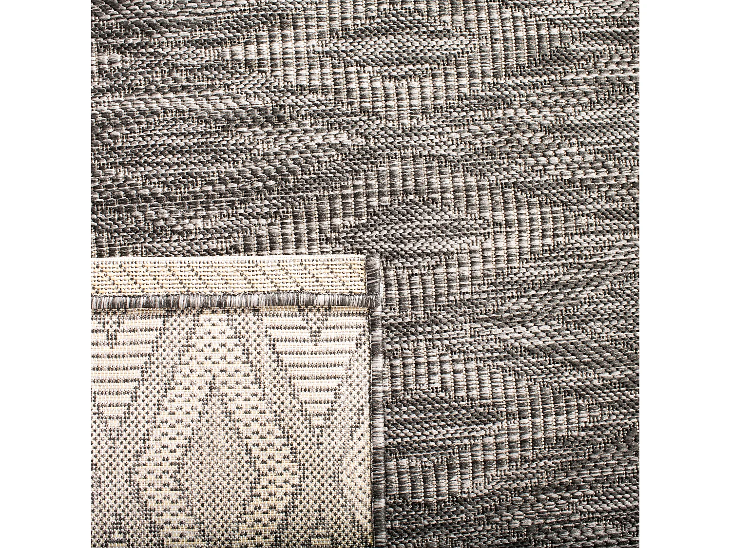 Tapis Noir/Noir 122 X 170 cm - Clementine