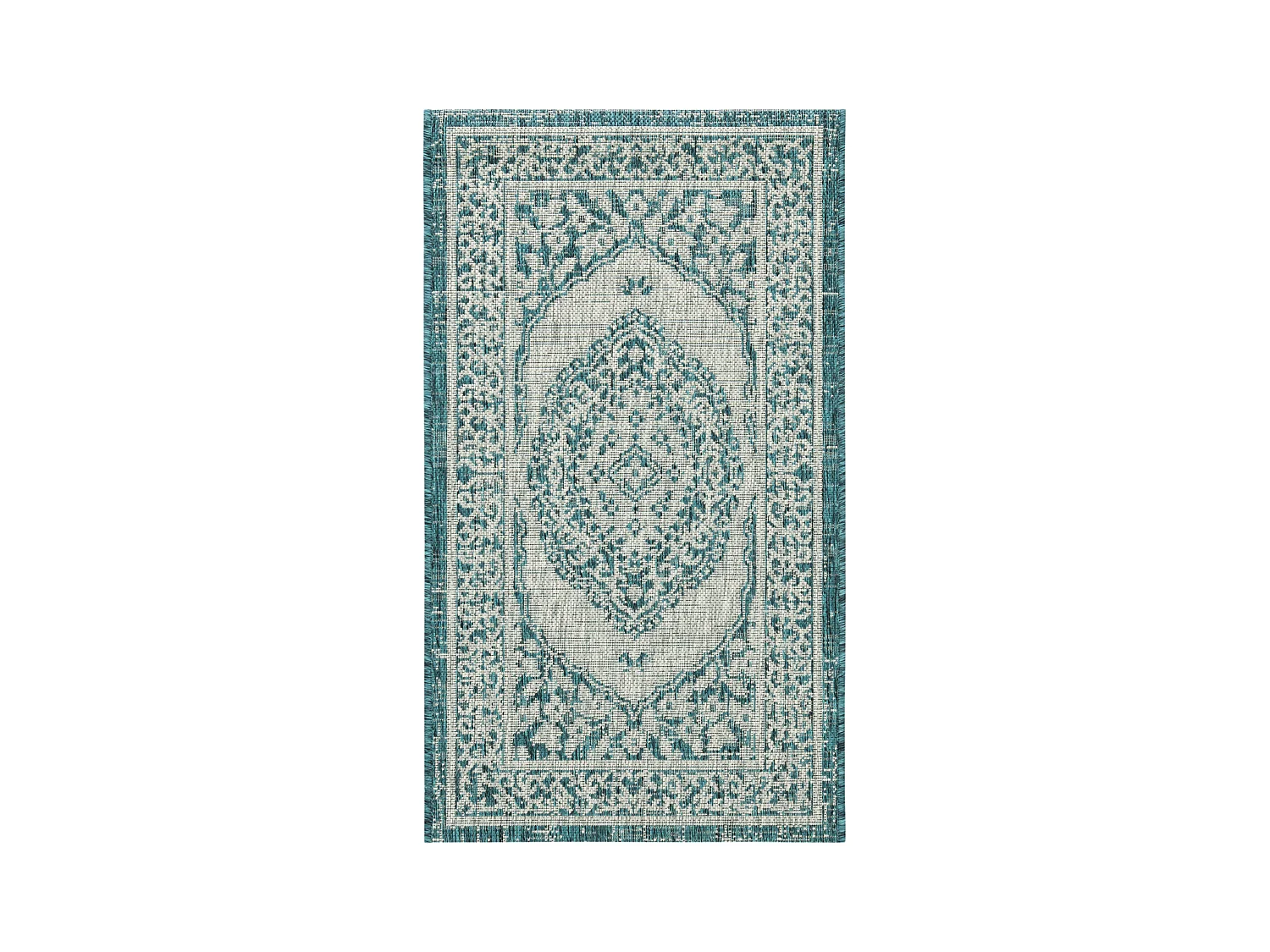 Tapis Gris/Bleu 79 X 152 cm - Amira