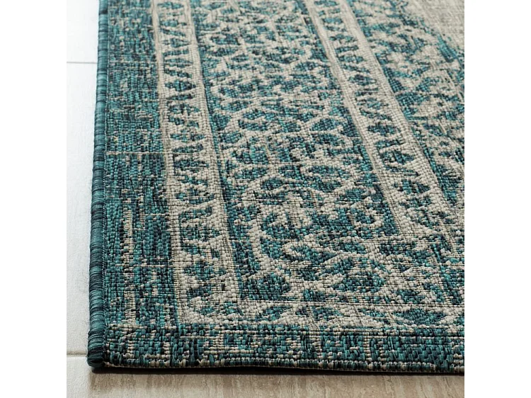 Tapis Gris/Bleu 79 X 152 cm - Amira