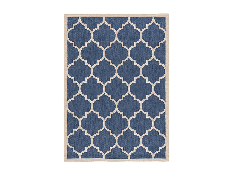 Tapis Bleu/Neutre 160 X 231 cm - Arista